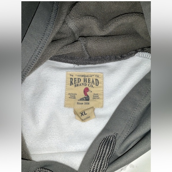 RedHead Brand Co Mens White/Gray Mens XL  Viper Camo Drawstring Pullover Hoodie - Picture 4 of 8